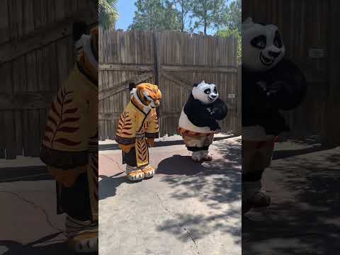 😱I saw Kung Fu Panda and Tigress in REAL LIFE #shorts