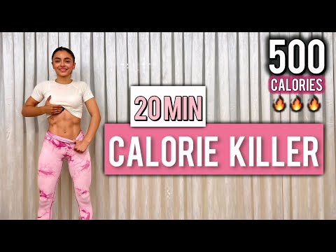 20 MIN KILLER HIIT Burn 500 Calories |  Full Body No Equipmen Fat-Burning Workout