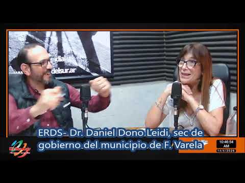 F Varela Dr Daniel Dono Leidi Sec. de gob, gestión para resolver inquietudes vecinales