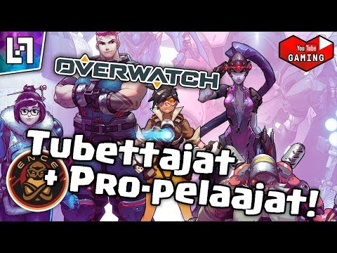 Tubettajat vs. Pro-pelaajat ja kaikkee muuta kivaa! - [Overwatch]