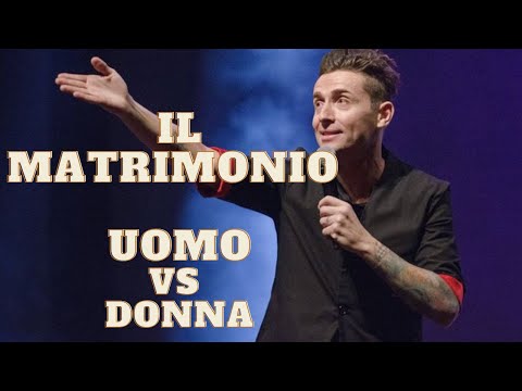 Il matrimonio uomo vs donna a confronto di Angelo Pintus