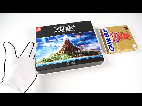 Zelda: Link's Awakening Limited Edition Unboxing (Nintendo Switch) + Bonus!