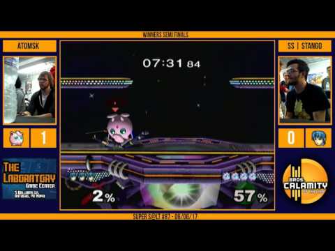 SALT #87  Atomsk Jigglypuff vs SS  Stango Marth   Winners Qtr Finals   SSBM Singles