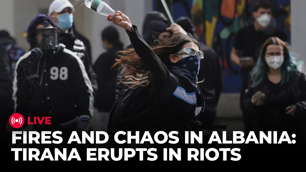 Albania Protest LIVE: Youths Clash With Police, Set Fires In Explosive Anti-Government Uprising