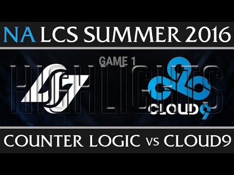 CLG vs C9 Game 1 Highlights - NA LCS Week 2 Summer 2016 - CLG vs Cloud 9 G1