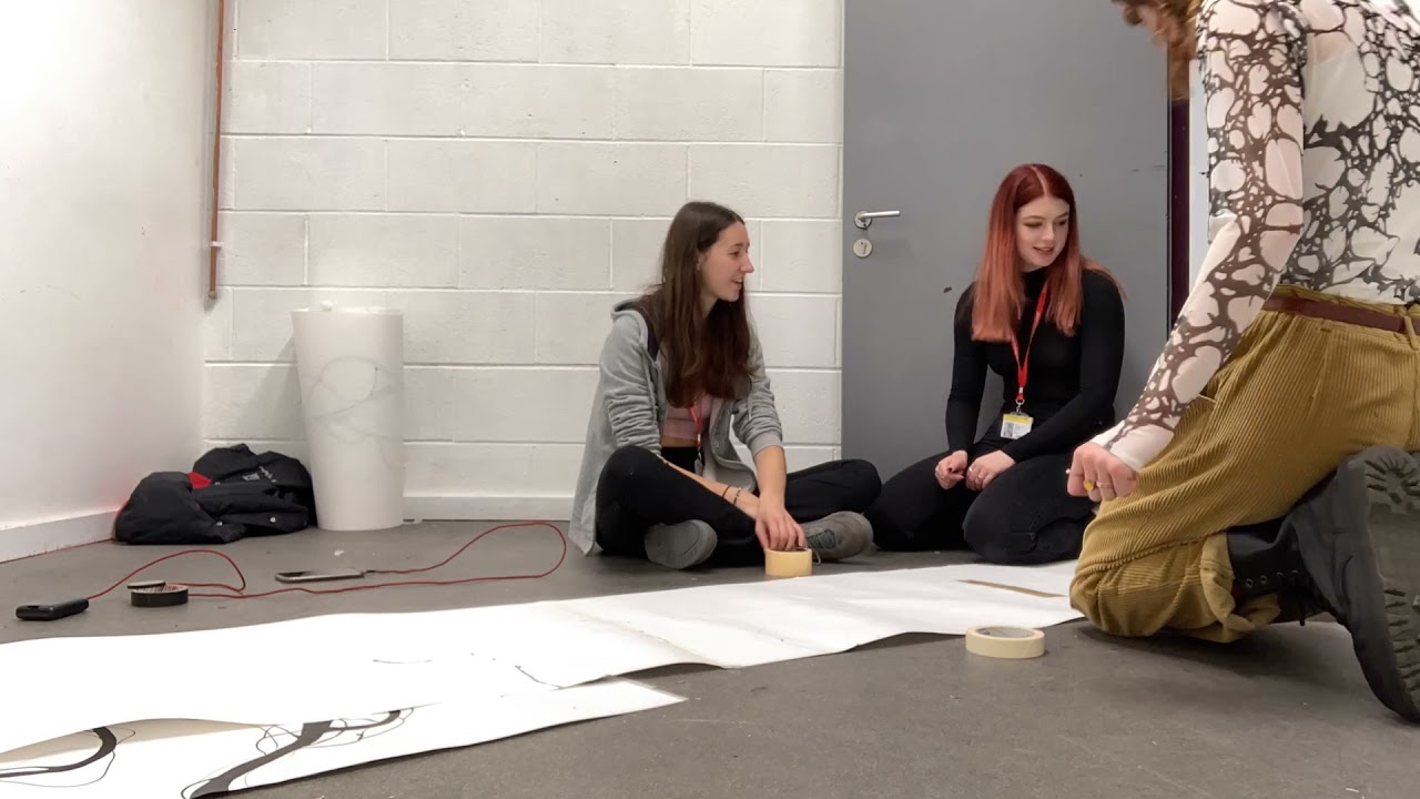 process of final collaborative installation