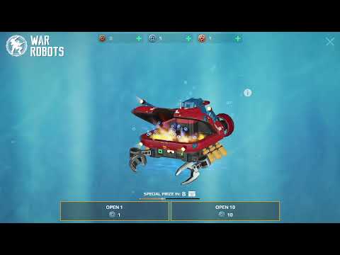 War Robots opening. Trying to get Lynx.