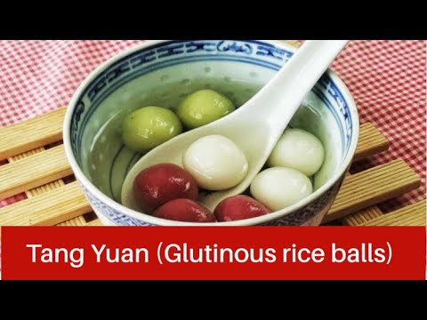 Tang Yuan - How to make sweet dumplings served with ginger syrup