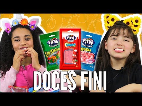 CRIANÇAS REAGEM A DOCES DA FINI