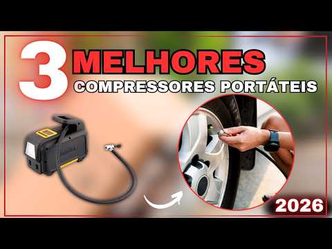 TOP 3 Compressores de Ar Portáteis 2026: Qual Vale Mais a Pena para Carro, Moto e Bicicleta?