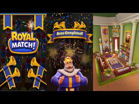 Royal match Area Complete living room |Rajput legend| #rajputlegend #royalmatch #complete #fun #done