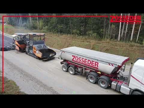 Westtangente B15 - Asphaltierungsarbeiten schreiten voran