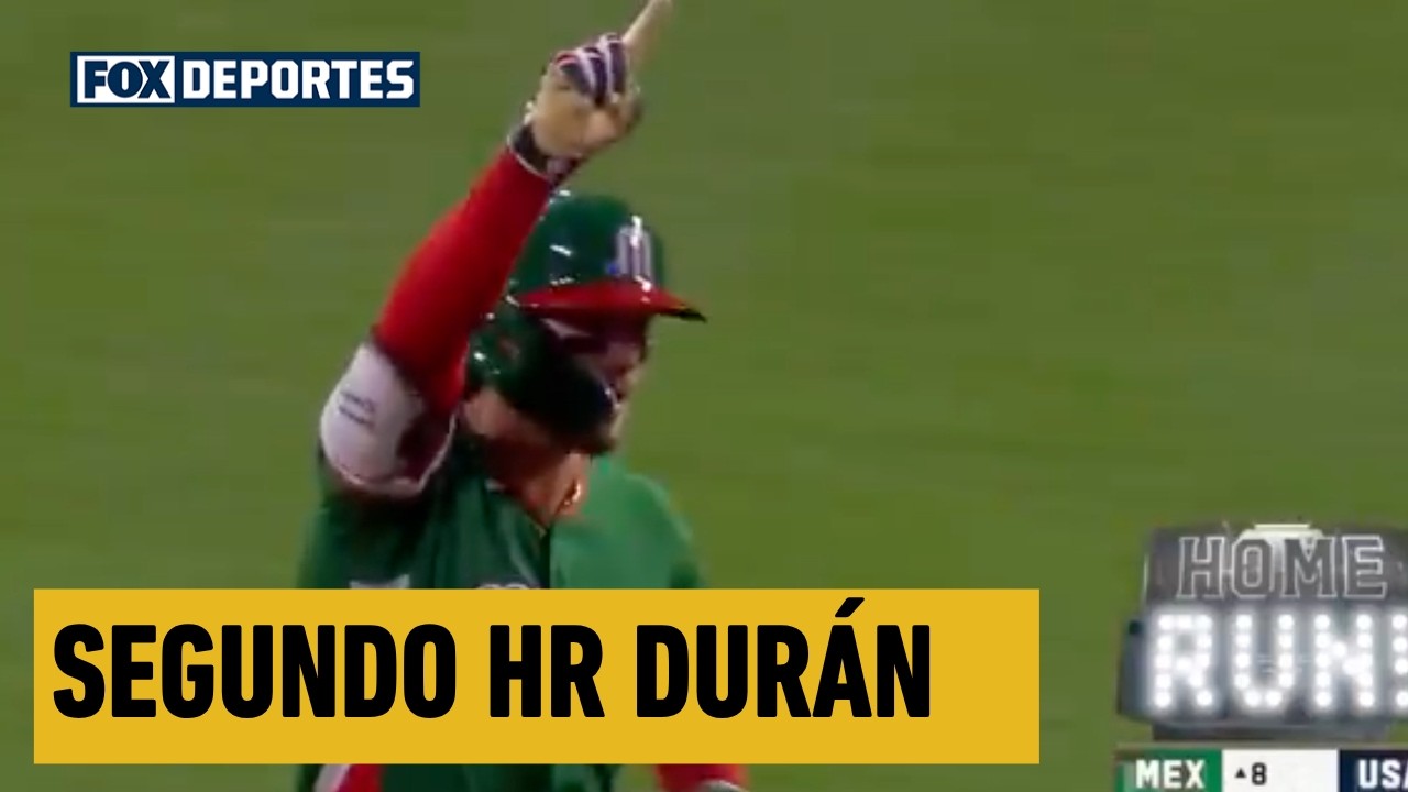 🔝🇲🇽 SEGUNDO HOME RUN Jarren Durán | México 3-5 USA | WBC 2026