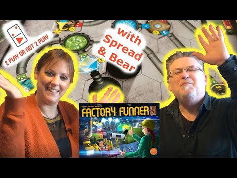 Factory Funner 2 Player Board Game Review with Spread & Bear
