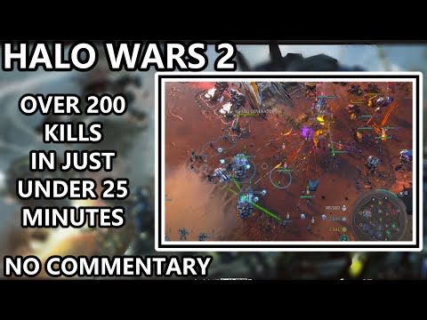 Over 200 Kills Playing As Jerome In Halo Wars 2 No Commentary