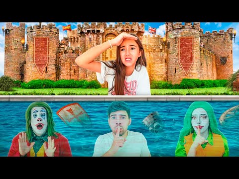 EXTREME HIDE AND SEEK IN THE CASTLE - WHOEVER FINDS BELINHA LAST IS THE ROTTEN SARDINE