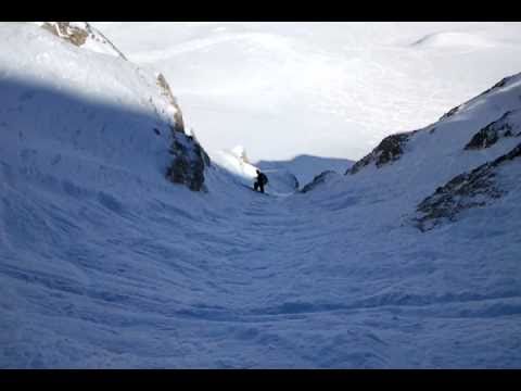 Discesa canale Nord di Punta Rocca, Marmolada-Dolomiti-Italia