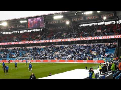 FK Haugesund sang på Ullevaal Stadion Cupfinalen 2019