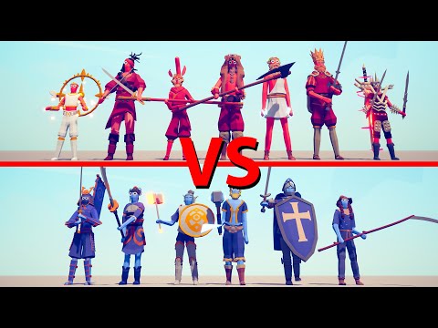 BOSSES Team vs MELEE Team - Totally Accurate Battle Simulator TABS