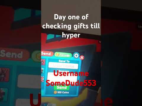 day one of echking gifts till hyper