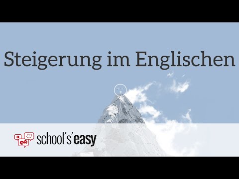 Englische Adjektive steigern