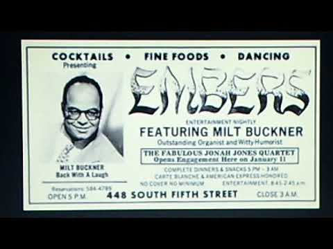 Jonah Jones Quartet (at the Embers):  "Lullaby of Birdland"  (1956)