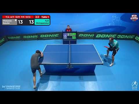 19:30 Vladyslav Kaluhin 2-3 Yurii Shchepanskyi West 3 WIN CUP 23.11.2022 | TABLE TENNIS WINCUP