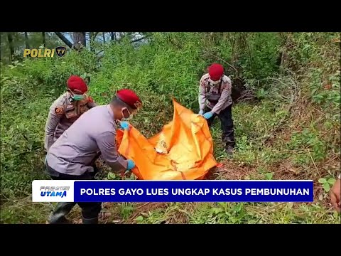 POLRES GAYO LUES UNGKAP KASUS PEMBUNUHAN