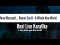 ALADIN 2019 Mena Massoud_ Naomi Scott - A Whole New World [Real Live KaraOKE]