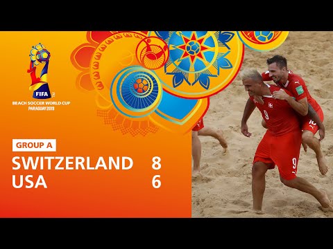 Switzerland v USA | FIFA Beach Soccer World Cup 2019 | Match Highlights