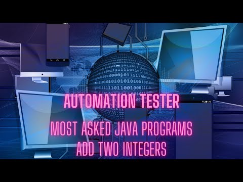 Program To Add Two Integers In Java Eclipse Selenium Java