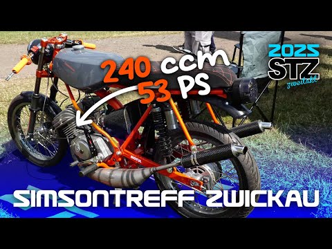STZ Simsontreff Zwickau 2025 - Gute Laune, eine 240ccm-Simme, Interview mit Jens + Veranstalter