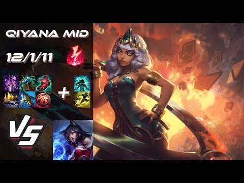 MID Qiyana vs Ahri - NA Grandmaster Patch 25.S1.6
