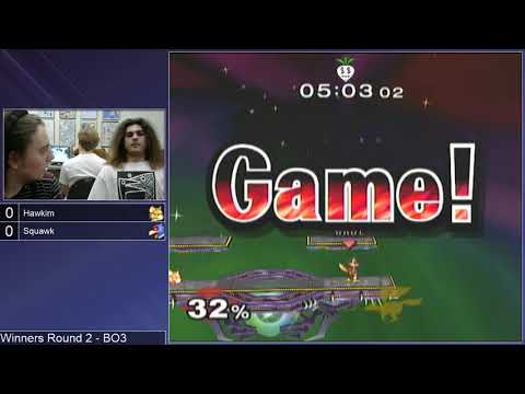 SSS 11.3 SSBM - Hawkim (Fox) vs. Squawk (Falco) - Melee WR2