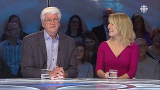 Serge Chapleau commentant son association avec Plume Latraverse aux Enfants De La Télé.