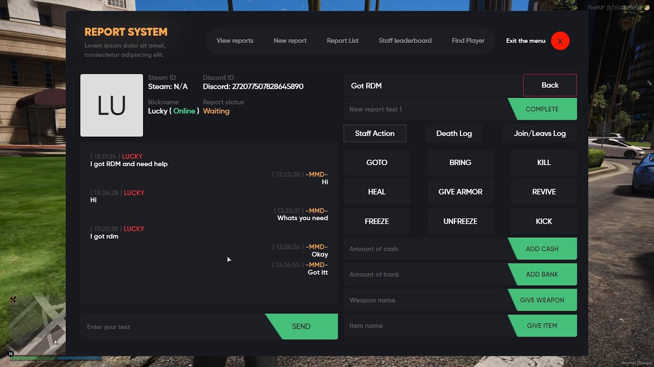 [ESX/QB] Advanced Report System (Admin actions) thumbnail 2