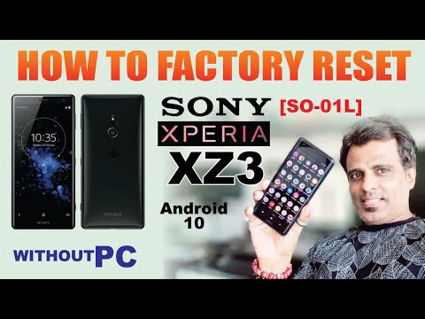 How to Factory RESET Sony Experia XZ3 (SO-01L) / Android 10 / Hard Reset