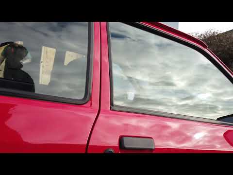 1987 Ford Escort RS Turbo Non Custom   Interior Review