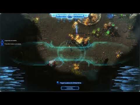 Playing Starcraft 2: UoP Campaign Mission2