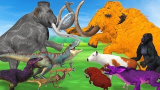 Download Lagu African Animals: Elephant, Cow, Tiger, Dog, Chicken, Goat, Cat, Pig Thumbnail