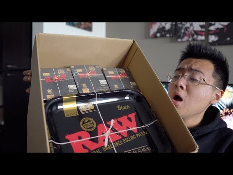unboxing a HUGE GIFT from CEO of RAW...
