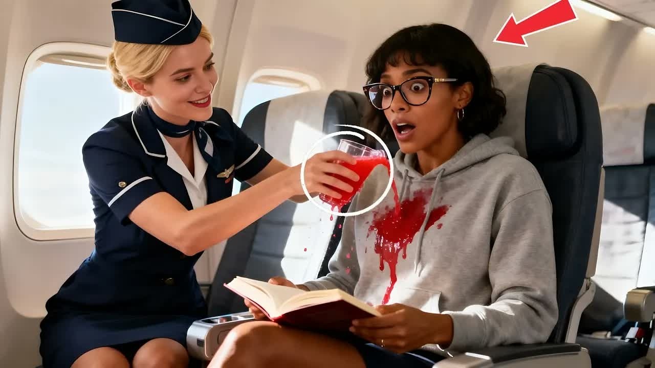 Flight Attendant Spills Juice on Black Girl and Laughs—Has No Idea She’s the Airline’s Secret Bo