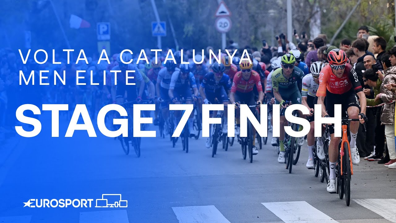 All out ATTACKS in Barcelona 🚀 | Stage 7 Finish Volta a Catalunya 2024 | Eurosport Cycling - YouTube