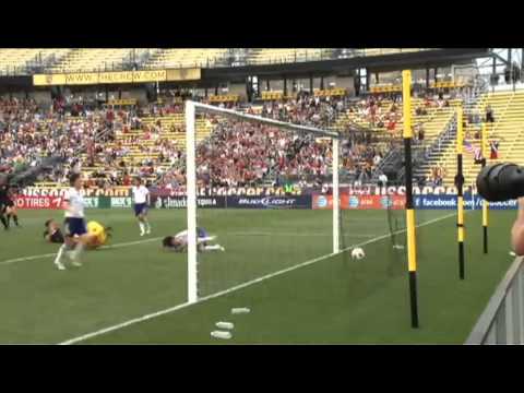 WNT vs. Japan: Abby Wambach Goal Field Level - May 14, 2011