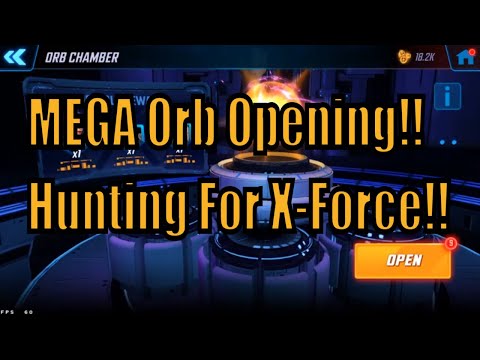 Hunting for X-Force Orb Opening!! X-23 Added to Orbs! Marvel Strike Force