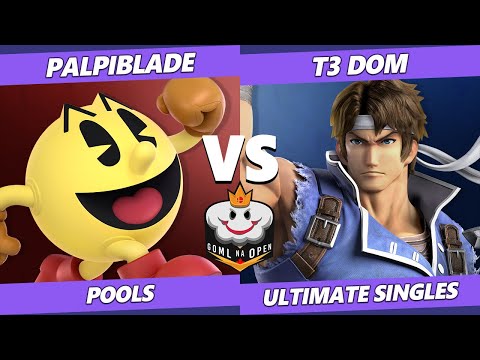 GOML NA Open West USA SSBU - Palpiblade (Pac-Man) Vs. T3 DOM (Richter) Ultimate Pools