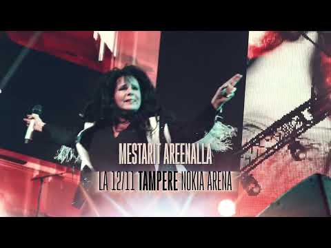 MESTARIT AREENALLA -KIERTUEEN LIPUT MYYNNISSÄ NYT! Kaija Koo, Vesala, Ellinoora ja Jenni Vartiainen!