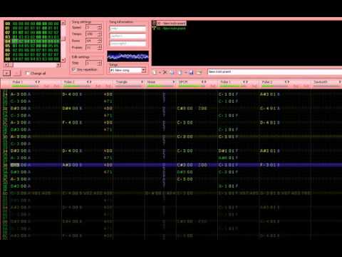 Famitracker VRC6 - Megaman Battle Network 2 - Virus Busting (Battle Theme)