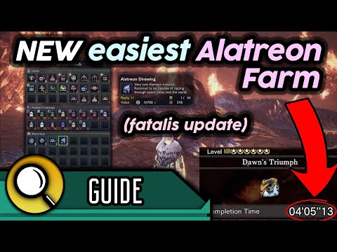 Easiest Alatreon Farm - 25% Health Alatreon LIMITED TIME Quest | MHW Iceborne