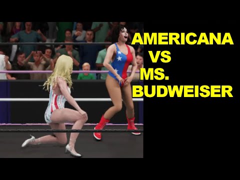 GLOW 1985 Americana vs Ms. Budweiser